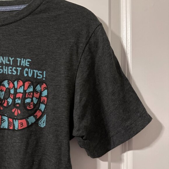 Volcom Michael Sieben Fresh Cuts Snake Gray Short Sleeve T-Shirt Men's Sz Small - Picture 8 of 16